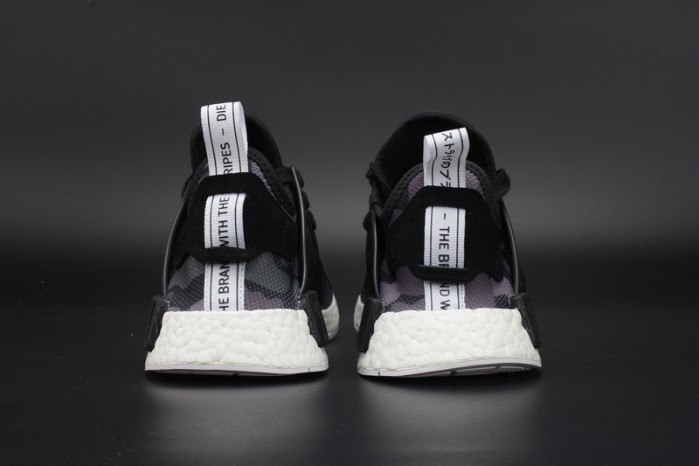 Adidas NMD R1 Primekint PK Running Shoes Sneakers Camo Black