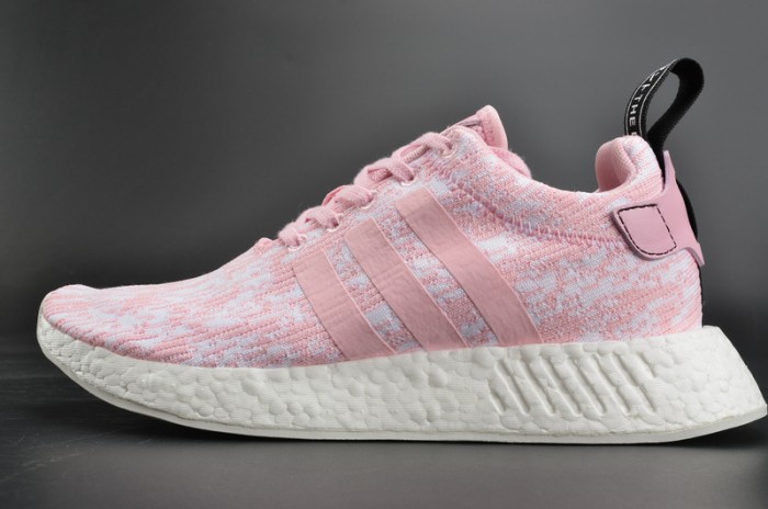 Adidas NMD_R2 WOMENS Wonder Pink Knit Boost Running Shoes