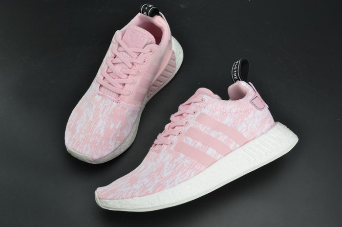 Adidas NMD_R2 WOMENS Wonder Pink Knit Boost Running Shoes