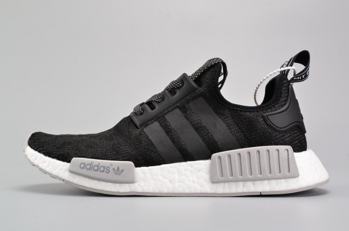 Adidas NMD R1 Core Black/Grey White Two Reflective MENS